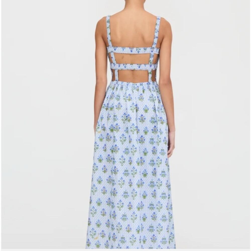 Hill House The Anita Nap Dress Blue Floral NWT - Picture 2 of 9